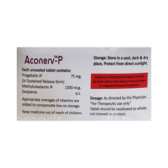 Aconerv P 1500 Mcg/75 Mg Tablet Sr 10 Aconerv P 1500 Mcg/75 Mg Tablet Sr 10